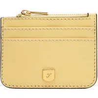 Fossil porte-cartes étui à clés Lennox Zip Card Case Daze jaune clair