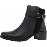 Caprice - Bottines noires pour femmes, style décontracté