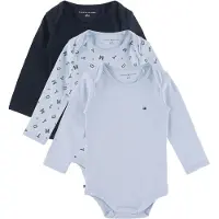 Tommy Hilfiger Barboteuse / body 'ESS' marine / bleu clair / noir