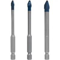 Bosch Jeu De Forets Expert Hard Ceramic Hex-9 5 X 90/6 X 90/8 X 90 Mm 3 Unités