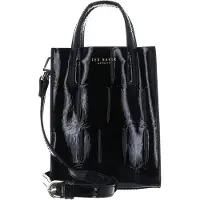 Ted Baker sac à épaule bandoulière Viienna Croc Effect Mini Icon Bag Black noir