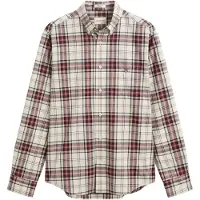 Gant Chemise beige / beige clair / rouge foncé / noir