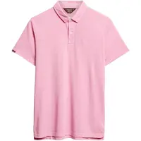 Superdry Studios Jersey Short Sleeve Polo Rose L Homme
