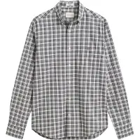 Gant Regular Fit Chemise bleu, A carreaux