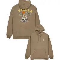Vissla - Sweat à capuche en coton - Skullisla Hoodie Washed Fleece Dark Khaki en Coton - Taille M - Marron