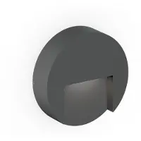 Wever & Ducre Reto Round Applique Murale d'Extérieur Reto Round 1.3 | Anthracite Grey