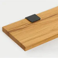 TIPTOE Bracket Étagère Murale Graphite Black | 150x20cm | Reclaimed Wood