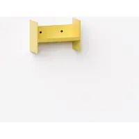 TIPTOE Pli Slim Steel Étagère Murale 20 x 10 cm | Yellow Naples
