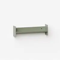 TIPTOE Pli Slim Steel Étagère Murale 45 x 10 cm | Eucalyptus Grey