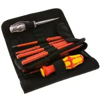 Wera Kraftform Plus Jeu de tournevis 16 pièces Testeur de tension (150-250V)