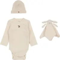 Konges Sløjd Boîte Cadeau - Doudou/Bonnet/Body m/l - Cherry - - 62 - Body M/L