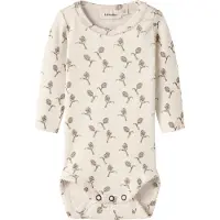 Lil´ Atelier Barboteuse / body beige / olive / bordeaux