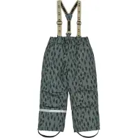 Mikk-Line Pantalons de Ski av. Bretelles - Démêlant Green av. Im - - 5 ans (110) - Pantalons de Ski