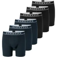 Schiesser Boxers ' 95/5 Multi ' bleu nuit / noir
