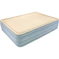 Bestway Matelas gonflable TriTech 2 places avec mousse et pompe électrique XL/Mid - 203 x 152 x 46 cm