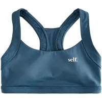 Self. Soutien-gorge de sport bleu-gris