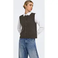 ONLY Cardigan 'OLIVIA' brun foncé