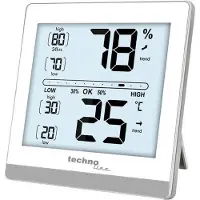 Technoline WS 9470 - Station météo environnementale, thermomètre numérique, hygromètre, boîtier moderne, température et humidité pour une précision maximale