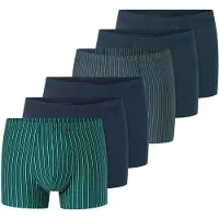 Schiesser Boxers ' 95/5 Essentials ' bleu foncé / vert