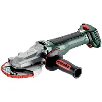 Metabo Meuleuse d'angle à tête plate sans fil WVBF 18 LTX BL 11-125 Quick - 18V - Coffret metaBOX - sans batterie