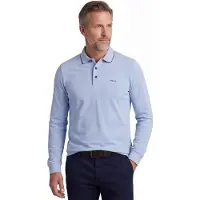 New zealand auckland NZA Polo Manches Longues Hamton Piqué Bleu