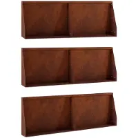 vidaXL Muret de soutènement, 6 pièces, 60 x 12 x 40 cm, acier résistant aux intempéries, aspect rouille