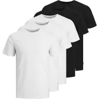 Jack & Jones T-Shirt 'Essentials' noir / blanc
