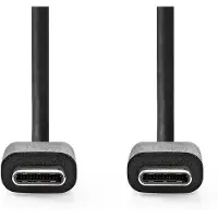 Nedis Câble USB USB 2.0 USB-C Mâle USB-C Mâle 60 W 480 Mbps -