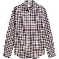 Gant Chemise bleu foncé / rouge carmin / blanc
