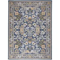 De Onlinewinkelier b.v. Volero - Tapis intérieur & extérieur - Bloom Oriental Bleu - 200x290cm