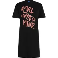 Karl lagerfeld Jeans B3w13011 Short Sleeve Short Dress Noir S Femme