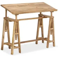 vidaXL Table à dessin en bois de manguier massif 116 x 50 x 76 cm