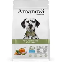 Amanova Croquettes Chien Digestion Sensible Lapin Sans Céréales 2 Kg