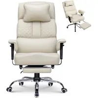 GTPLAYER Chaise de gaming , chaise de bureau ergonomique avec repose-tête réglable, support lombaire large, assise de 54 cm de largeur, inclinable de 90° à 150°, capacité de charge de 180 kg