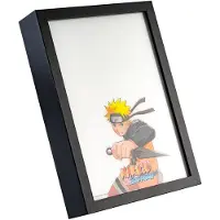 Grupo Erik Naruto - Impression LED dans un cadre 28 x 20 x 5 cm