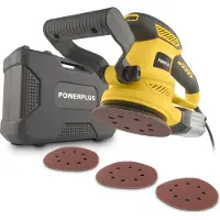 Powerplus Ponceuse 450w 6 Pièces