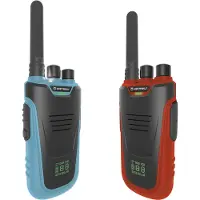 KIDYWOLF Talkie-walkie avec lampe de poche bleu/rouge