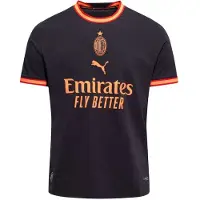 Puma Ac Milan 26/27 Authentic Third Short Sleeve T-shirt Noir S Homme