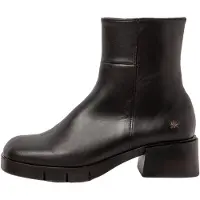 Art pour femme. 112841101003_001 Bottines en cuir 1284 Warsaw noir (36), 3 à 5 cm, Fermeture éclair, Casuel