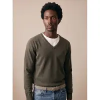 Fynch&Hatton Casual Fit Pull en maille Encolure en V, Faux uni