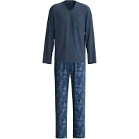 Calida Pyjama long 'Relax Streamline' marine