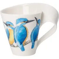 Villeroy & Boch Gobelet avec anse (boîte cadeau) NewWave Caffè Eisvogel, Tasse, Multicolore