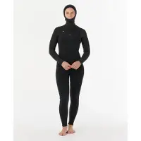 Rip Curl Combinaison En Néoprène à Manches Longues Avec Capuche Et Fermeture éclair Sur La Poitrine Pour Femme Dawn Patrol H 5/4 Mm