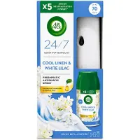 Airwick Freshmatic Cool Linen & White Lilac désodorisant automatique avec recharge 250 ml
