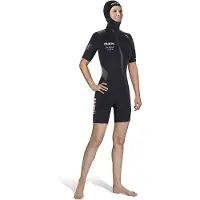 Mares Flexa Core She Dives 4/3 Mm Woman Short Sleeve Shorty Noir XS Femme