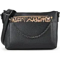 Gabor Sac bandoulière , imitation cuir, modèle Kareen, couleur noire