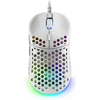 Mars Gaming MM55W, droite, optique, USB type A, 12800 DPI, blanc
