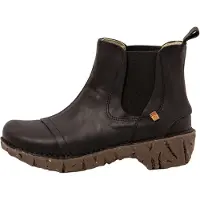 El naturalista pour femme. 2N1583010005_001 Bottines en cuir N158 Arizona noir (40), 1 à 3 cm, Aucun, Casuel