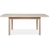CALICOSY - Table extensible de 160 à 200 cm effet chêne et cachemire - SIENA