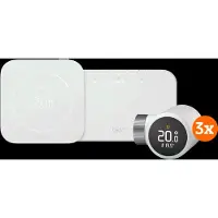 Tado Thermostat Connecté Sans Fil X Multi-Room Kit de Démarrage 2e Génération (3 têtes thermostatiques)